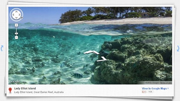  Google are mapping reefs