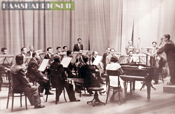 تصویری قدیمی از ارکستر سمفونیک تهران