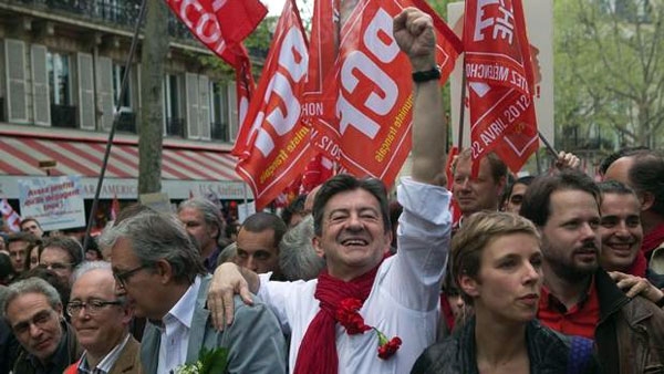 Left Front leader Jean-Luc Melanchon