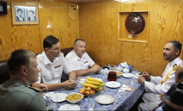 ناوگروه نیروی دریایی ارتش ایران در بندر آستاراخان روسیه
