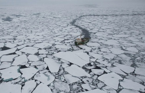 ذوب یخ‌های قطب شمال
