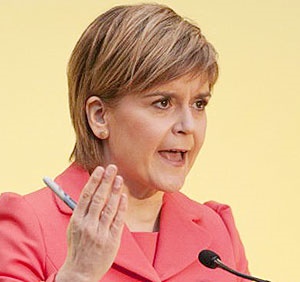 نیکلا استورجن رهبر حزب ملی اسکاتلند