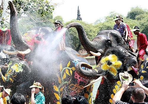 جشن سونگکران در تایلند