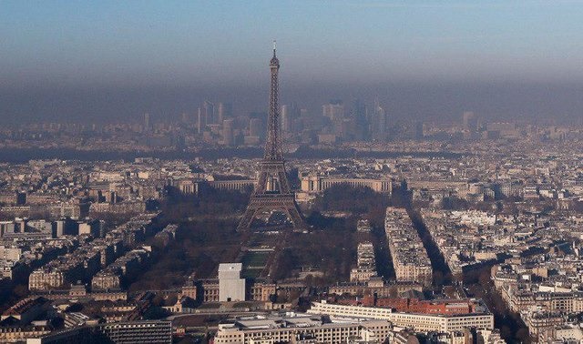 آلودگی هوا پاریس