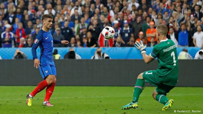 جام ملت‌های اروپا؛ صعود فرانسه به نیمه ‌نهایی با پیروزی پرگل بر ایسلند