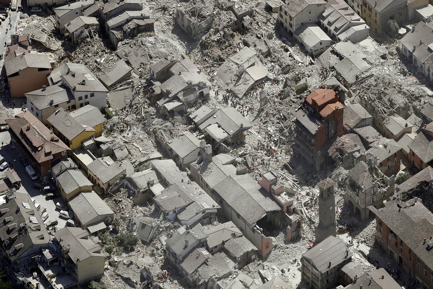 عکس روز: زمین‌لرزه ایتالیا
