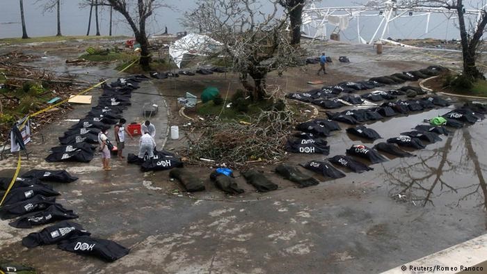 افزایش شمار قربانیان طوفان در فیلیپین