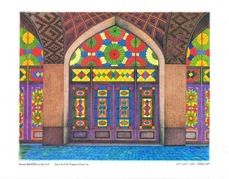 مسجد نصیرالملک اثر استاد ناصر پاریاس 