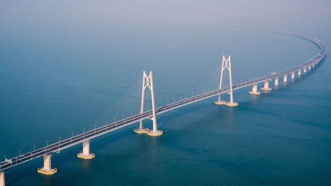 چین | افتتاح طولانی‌ترین پل دریایی جهان