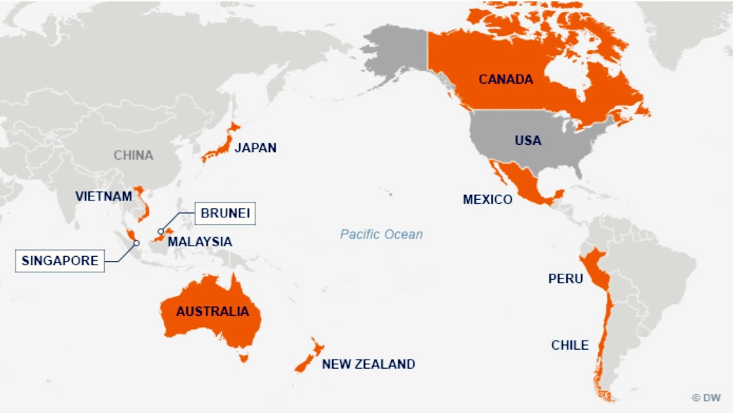 ۱۱ کشور توافق تجارت آزاد ترانس پاسفیک را امضا کردند