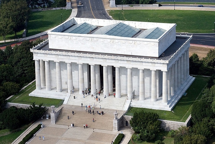 بنای یابود لینکلن | واشنگتن دی سی | آمریکا | نمونه‌ای عالی از معماری نئوکلاسیک قرن بیستم