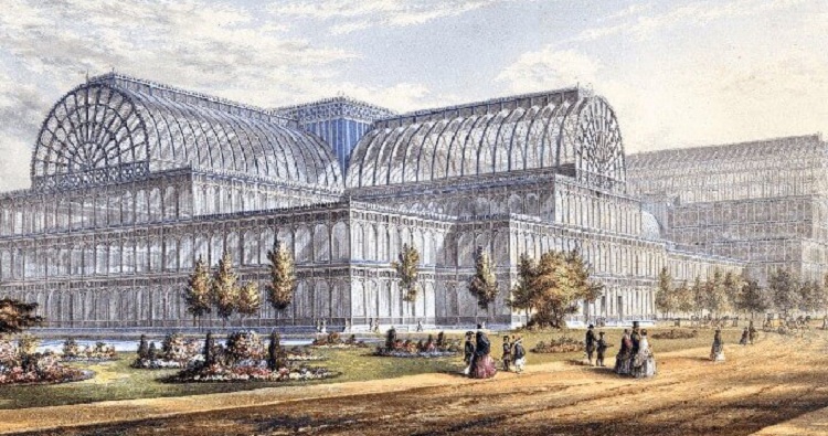 ساختمان Crystal Palace از اولین نمونه های الگوگیری از طبیعت در معماری و سازه