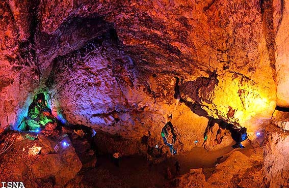 نتیجه تصویری برای غار چال نجیر
