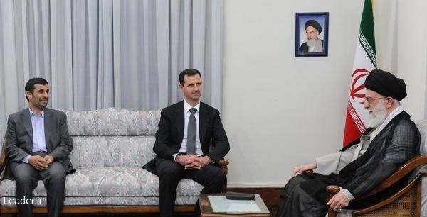 مقام معظم رهبری و بشار اسد