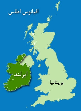 irland map