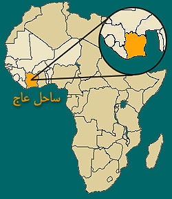 ivorycoast map