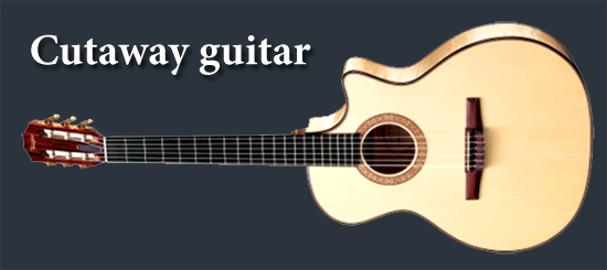 Cutaway guitar