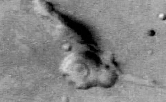 تصویر گاندی بر روی مریخ