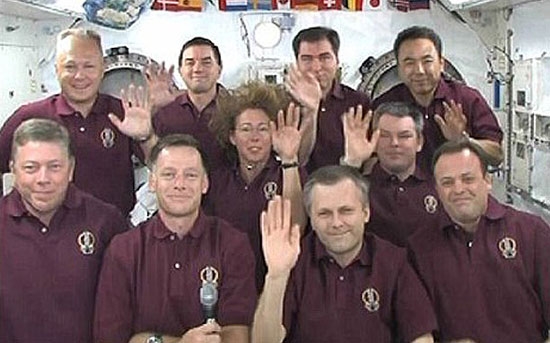 فضانوردان در ایستگاه بین‌المللی فضایی