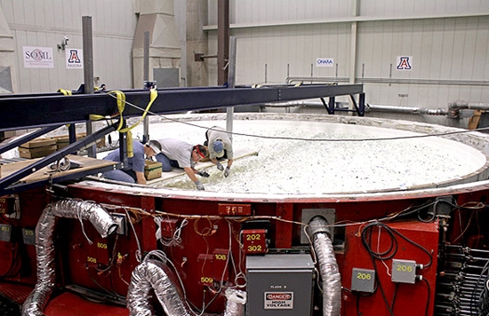 ساخت آینه 8.4 متری تلسکوپ عظیم ماژلانی 