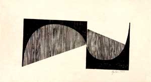  آثار پاپه خیلی ساده‌اند. او در آثار چاپ دستی‌اش هم از ساده‌ترین شکل‌های هندسی و رنگ سیاه استفاده می‌کرده است.