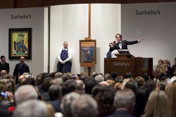 The Scream" painted by Edvard Munch at Sotheby