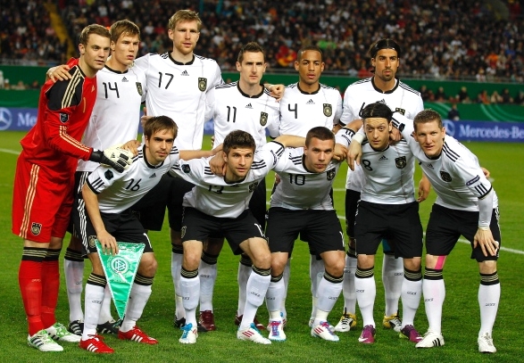 بازیکنان تیم ملی آلمان در جام ملت‌های اروپا 2012