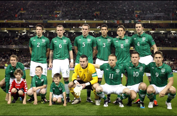 بازیکنان تیم ملی جمهوری ایرلند در یورو 2012
