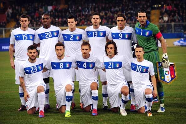 بازیکنان تیم ملی ایتالیا در یورو 2012