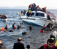  جان باختن ۲۲ پناهجو از جمله ۱۳ کودک در آب‌های یونان