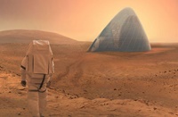گزارش و تصویر | کلبه اسکیمویی؛ برنده رقابت طراحی خانه‌های مریخی ناسا