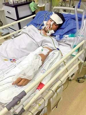 مهندس جوان منجی ۳۸ بیمار شد