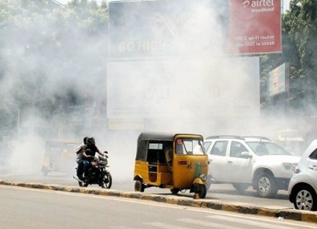 آلودگی هوای زمستانی پایتخت هند را درگیر کرده است