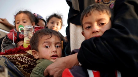 یونیسف: نزدیک به ۱۰ هزار کودک از آغاز عملیات موصل آواره شده‌اند
