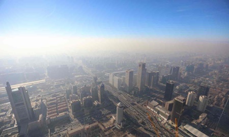 آلودگی‌ها هوا در شهرهای شمال چین به چندین برابر مقدار مجاز رسید