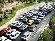ترافیک نیمه سنگین در محور هراز و آزادراه کرج - قزوین