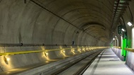 گشایش طولانی‌ترین و عمیق‌ترین تونل ریلی جهان 