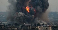 حمله موشکی جنگنده‌های صهیونیستی به شرق غزه