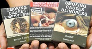 علیه دود با پاکت‌های سیگار