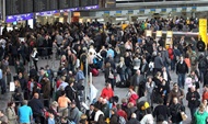 تخلیه بخش‌هایی از فرودگاه فرانکفورت در پی اخطار امنیتی