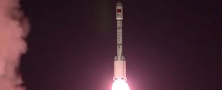 پرتاب موفقیت‌آمیز اولین آزمایشگاه فضایی چینی‌ها به فضا