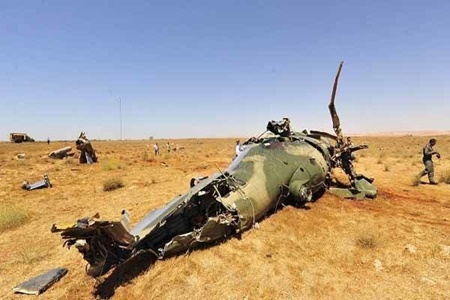 سقوط بالگرد در لیبی | فرمانده بلندپایه ارتش لیبی کشته شد
