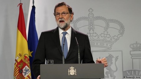 نخست وزیر اسپانیا پارلمان و دولت کاتالونیا را منحل کرد