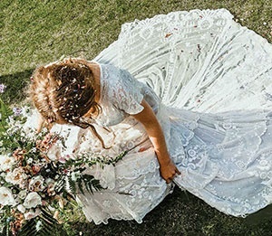 ازدواج با لباس عروس جد مادری