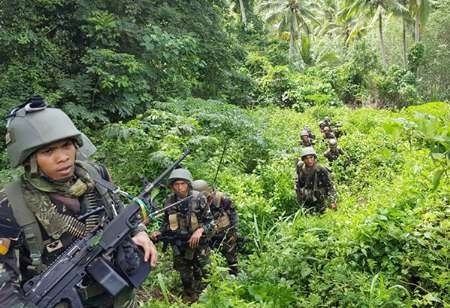  هلاکت ۳۶ تروریست وابسته به داعش در فیلیپین