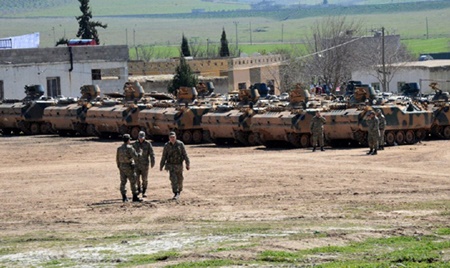  ارتش ترکیه به سوریه حمله کرد