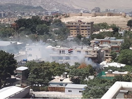 داعش مسئولیت حمله در نزدیکی سفارت عراق در کابل را برعهده گرفت