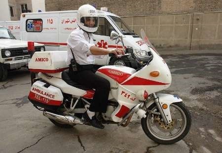 مردم تهران از آمبولانس موتوری اورژانس رضایت دارند