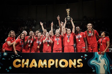 تیم ملی بسکتبال آمریکا قهرمان جام جهانی زنان شد