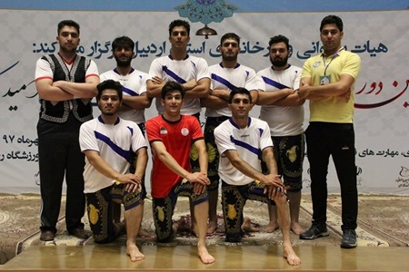 استان کردستان، قهرمان مسابقات تیمی زورخانه‌ای امید کشور شد